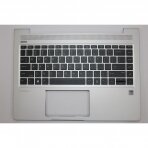 Klaviatūra su korpusu (palmrest) kompiuteriui HP ProBook 440 445 G6 L65224-B31 šviečianti US