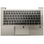 Klaviatūra su korpusu (palmrest) kompiuteriui HP EliteBook 830 835 G7 M21674-B31 US šviečianti