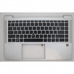 Klaviatūra su korpusu (palmrest) kompiuteriui HP EliteBook 845 G7 M15210-B31 US trackpoint šviečianti