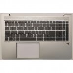 Klaviatūra su korpusu (palmrest) kompiuteriui HP EliteBook 850 G7 M07492-B31 M35848-B31 US šviečianti