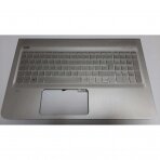 Klaviatūra su korpusu (palmrest) HP ENVY 15-AH M6-P AM1DO000BP0ZCP1 813017-031 UK šviečianti