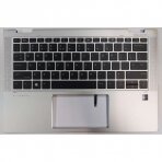 Klaviatūra su korpusu (palmrest) kompiuteriui HP EliteBook 1030 x360 G4 L70776-B31 US šviečianti originalas