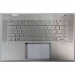 Klaviatūra su korpusu (palmrest) kompiuteriui HP Envy 15-ES M50059-B31 M45474-B31 US šviečianti originalas