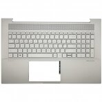 Klaviatūra su korpusu (palmrest) kompiuteriui HP Envy 17-CH 17-CK M45795-031 M51927-031 UK šviečianti