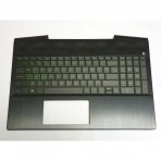 Klaviatūra su korpusu (palmrest) kompiuteriui HP Pavilion 15-CX L21862-031 L20671-031 UK (šviečianti)
