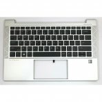 Klaviatūra su korpusu (palmrest) kompiuteriui HP EliteBook 830 G7 6070B1712801 M08699-B31 US šviečianti