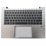 Klaviatūra su korpusu (palmrest) kompiuteriui HP EliteBook 845 G9 N14787-B31 šviečianti