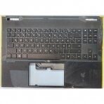 Klaviatūra su korpusu (palmrest) kompiuteriui HP Omen 16-xf N56394-041 N56102-041 DE Germany šviečianti