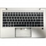 Klaviatūra su korpusu (palmrest) kompiuteriui HP ProBook 440 G8 445 G8 M23769-B31 US šviečianti