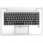 Klaviatūra su korpusu (palmrest) kompiuteriui HP Probook 440 445 G9 N01287-B31 US šviečianti