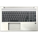Klaviatūra su korpusu (palmrest) kompiuteriui HP ProBook 450 455 G10 N43874-B31 US šviečianti