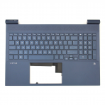 Klaviatūra su korpusu (palmrest) kompiuteriui HP Victus 16-D 16-E M75710-B31 M54739-B31 US šviečianti