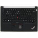 Klaviatūra su korpusu (palmrest) kompiuteriui Lenovo ThinkPad E14 Gen3 20Y7 20YD 20YE 20YF 5M11C47670 US šviečianti su "trackpoint"