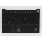 Klaviatūra su korpusu (palmrest) kompiuteriui Lenovo ThinkPad E15 Gen 3 5M11C43818 5M11C43819 5M11C43820 US šviečianti