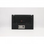Klaviatūra su korpusu (palmrest) kompiuteriui Lenovo ThinkPad X1 Carbon 8th Gen 8 20U9 5M10Z27449 US šviečianti