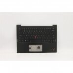 Klaviatūra su korpusu (palmrest) kompiuteriui Lenovo ThinkPad X1 Carbon 9th Gen 9 5M11C53235 US šviečianti