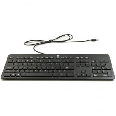 Klaviatūra HP business USB plona (slim) 803823-031 UK