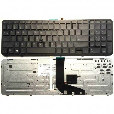 Klaviatūra kompiuteriui HP ZBook 15 17 G1 G2 733688-B31 šviečianti US