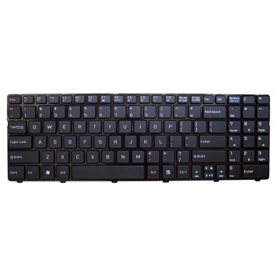 Klaviatūra MSI A6400 CX640 CR640 (mažas ENTER, klavišai su tarpais, su rėmeliu) US
