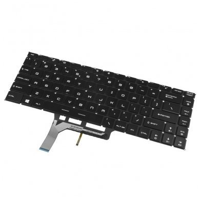 Klaviatūra kompiuteriui MSI GS65 GS65 Stealth Thin GS65VR MS-16Q2 9Z.NEVBN.A01 NSK-FDABN US šviečianti