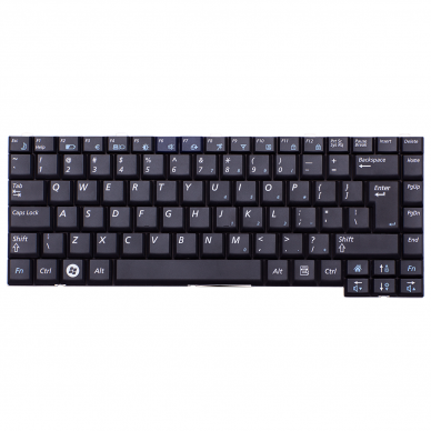 Klaviatūra SAMSUNG R60 R70 R509 R510 R560 P500 (didelis ENTER)