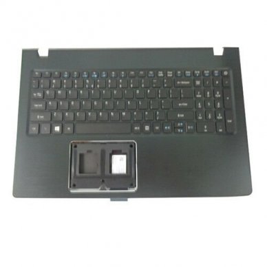 Klaviatūra su korpusu (palmrest) Acer Aspire E5-575 E5-575G E5-576G TravelMate TMP259-G2-M 6B.GF2N7.028 (šviečianti)