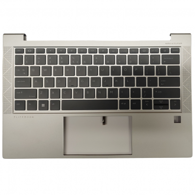Klaviatūra su korpusu (palmrest) kompiuteriui HP EliteBook 830 835 G7 M21674-B31 US šviečianti