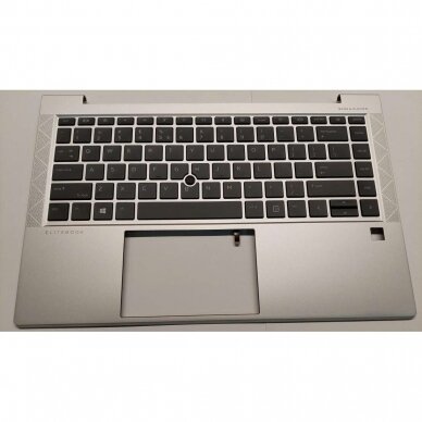 Klaviatūra su korpusu (palmrest) kompiuteriui HP EliteBook 840 G8 M36311-B31 US šviečianti