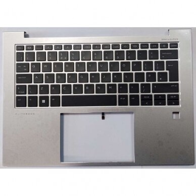Klaviatūra su korpusu (palmrest) kompiuteriui HP EliteBook 840 G9 N09058-031 UK šviečianti