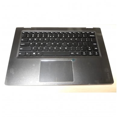 Klaviatūra su korpusu (palmrest) kompiuteriui Lenovo Yoga 510-14AST 510-14IKB 510-14ISK US 5CB0L66103