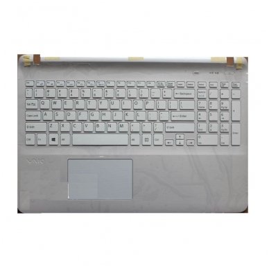 Klaviatūra su korpusu (palmrest) SONY VAIO SVF152A29M SVF152A29U (su rėmeliu ir jutikline pele (touchpad)) US
