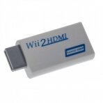Konverteris Nintendo Wii - HDMI su 3,5mm garso lizdu, baltas