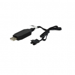 USB įkrovimo kabelis RC modelių baterijoms su SM-4P jungtimi 7.5V 60cm