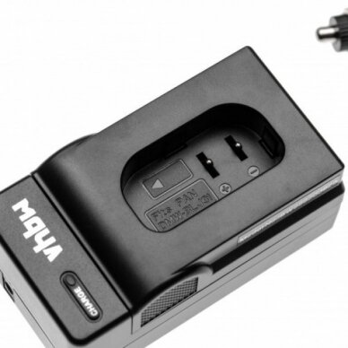 Kroviklis foto-video kamerų baterijoms Panasonic DMW-BLJ31 su automobiliniu įkrovikliu 3