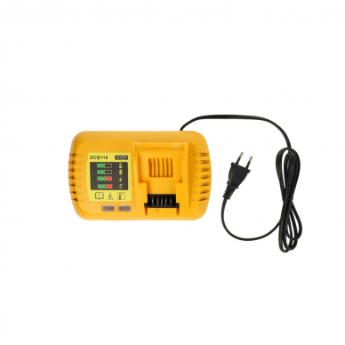 Maitinimo adapteris (kroviklis) elektriniam įrankiui Dewalt C18S DCD700 DCD710 DCD776 DCD795 8A 18V 1