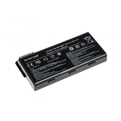 Baterija (akumuliatorius) GC MSI A6000 CR500 CR600 CR700 CX500 CX600 11.1V (10.8V) 4400mAh