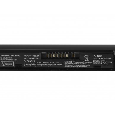 Baterija (akumuliatorius) kompiuteriui Fujitsu-Siemens LifeBook A530 A531 AH530 AH531 10.8V (11.1V) 6800 mAh 1