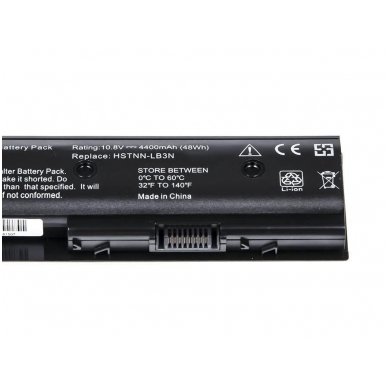 Baterija (akumuliatorius) GC HP ENVY dv4 dv4t dv6 dv7 dv7t 10.8V (11.1V) 4400mAh 3