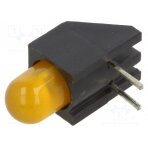 LED; in housing; amber; 5mm; No.of diodes: 1; 20mA; Lens: diffused H178CAD BIVAR