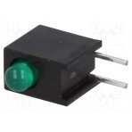 LED; in housing; green; 3mm; No.of diodes: 1; 10mA; 60°; 1.5÷2.7V HLMP-1503-C00A2 BROADCOM (AVAGO)