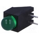 LED; in housing; green; 5mm; No.of diodes: 1; 20mA; 60°; 2.2÷2.5V L-1503CB/1GD KINGBRIGHT ELECTRONIC