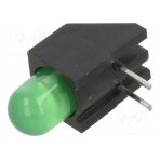 LED; in housing; green; 5mm; No.of diodes: 1; 20mA; Lens: diffused H178CGD BIVAR