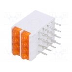 LED; in housing; orange; 1.8mm; No.of diodes: 8; 10mA; 70°; 2.05V DBI04333 SIGNAL-CONSTRUCT