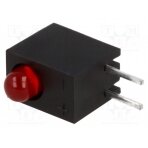 LED; in housing; red; 3mm; No.of diodes: 1; 20mA; Lens: red,diffused L-934CB/1SRD KINGBRIGHT ELECTRONIC