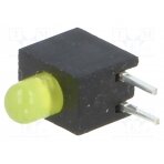 LED; in housing; yellow; 3mm; No.of diodes: 1; 20mA; Lens: diffused OSY5LU3E34X-3F1A OPTOSUPPLY