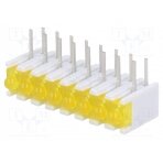 LED; in housing; yellow; No.of diodes: 8; 20mA; 38°; 2.1V; 25mcd ZSU0831 SIGNAL-CONSTRUCT