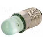 LED lamp; green; E10; 230VAC; 400÷500mcd LG-E10-230AC POLAM-ELTA