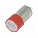 LED lamp; red; BA9S; 230VAC S-9LL230AC-R AUSPICIOUS