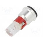 LED lamp; red; SX3s; 24÷28VDC; No.of diodes: 1; -40÷85°C; 3mm 202-301-23-38 MARL