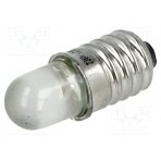 LED lamp; white; E10; 230VAC; 1100÷1600mcd LW-E10-230AC POLAM-ELTA